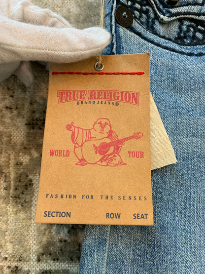 True Religion Light Wash Straight Jeans
