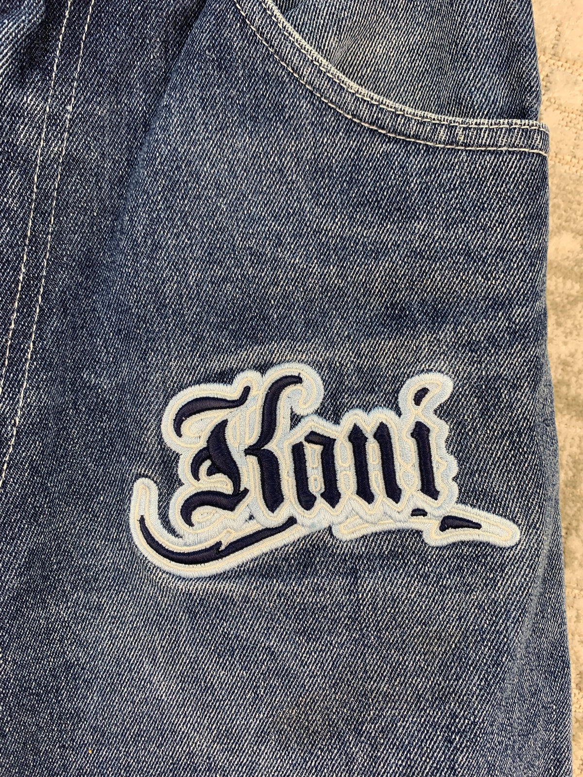 Men's Vintage Y2K Karl Kani Blue Denim Jorts