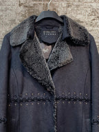 Et Dieu Créa La Femme Faux Shearling Coat