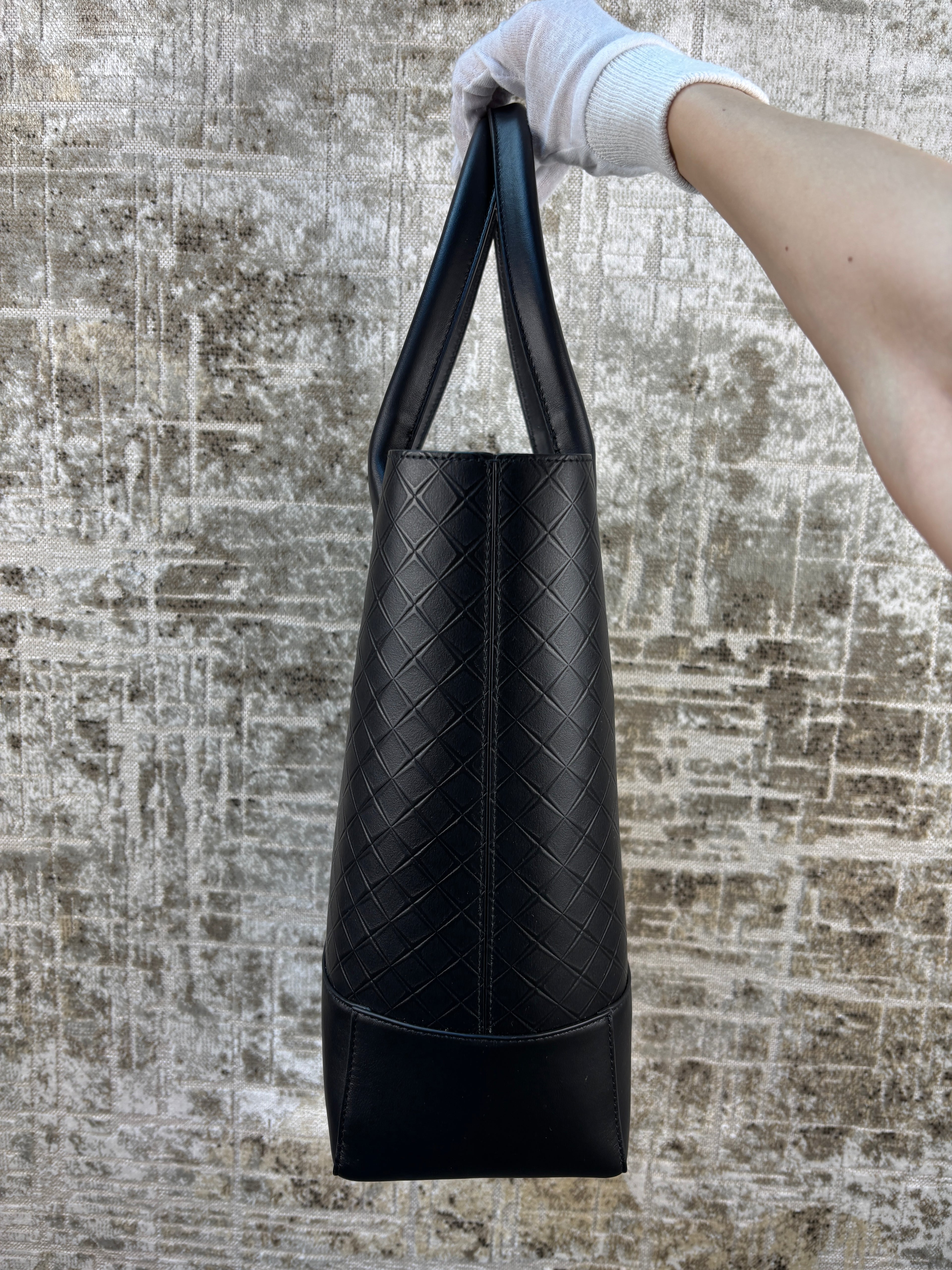 Bottega Veneta Intrecciato Embossed Leather Tote Bag