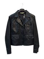 Woman by Halens Black Leather Jacket