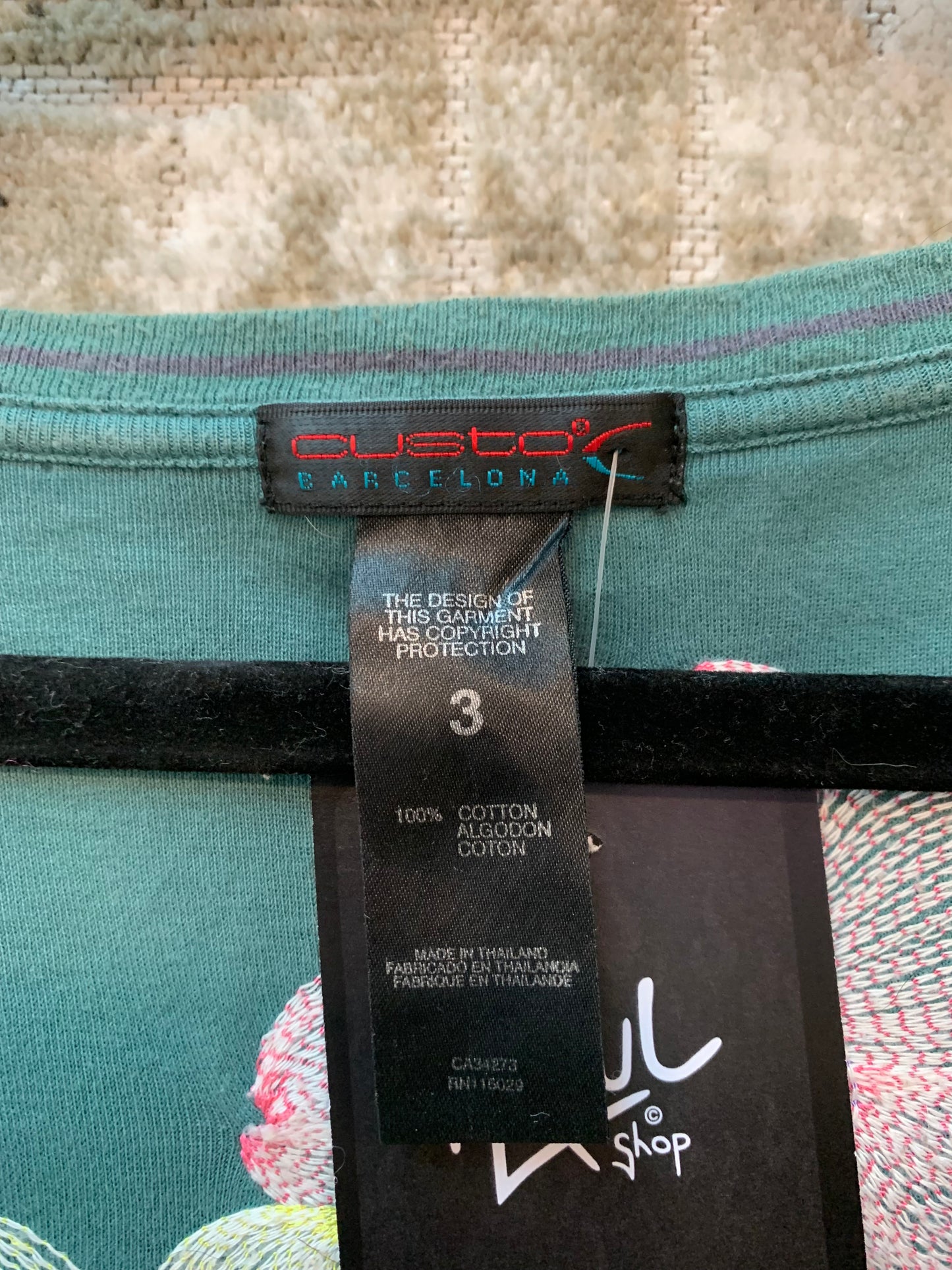 Custo Barcelona Y2K Graphic Long Sleeve Top