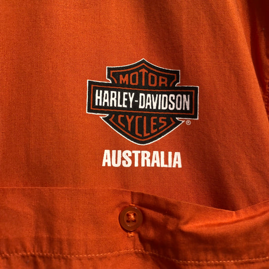 Y2K Harley Davidson Button Up Shirt