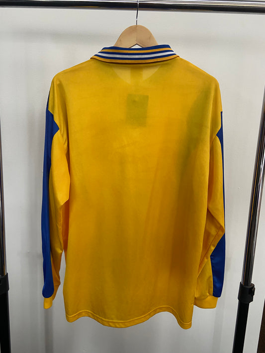 Vintage Adidas Long Sleeve Yellow Mens XL