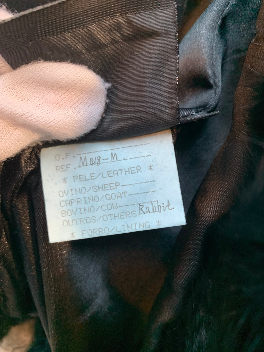 D&A Y2K Fur Panel Cable Knit Jacket