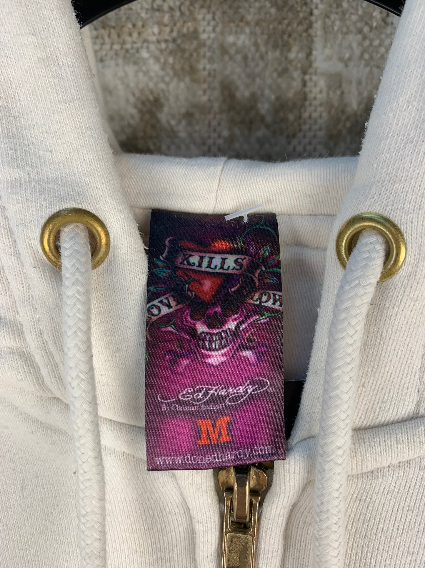 Mens Y2K Ed Hardy Panther Graphic Hoodie