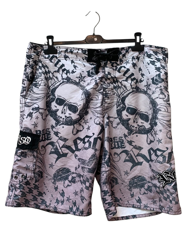 RSQ Rescue Sport Skull Print Board Shorts