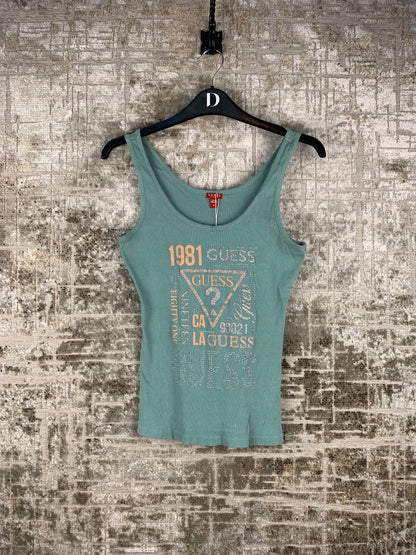 Womens Y2K Guess 1981 Tank Top