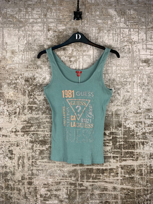 Womens Y2K Guess 1981 Tank Top