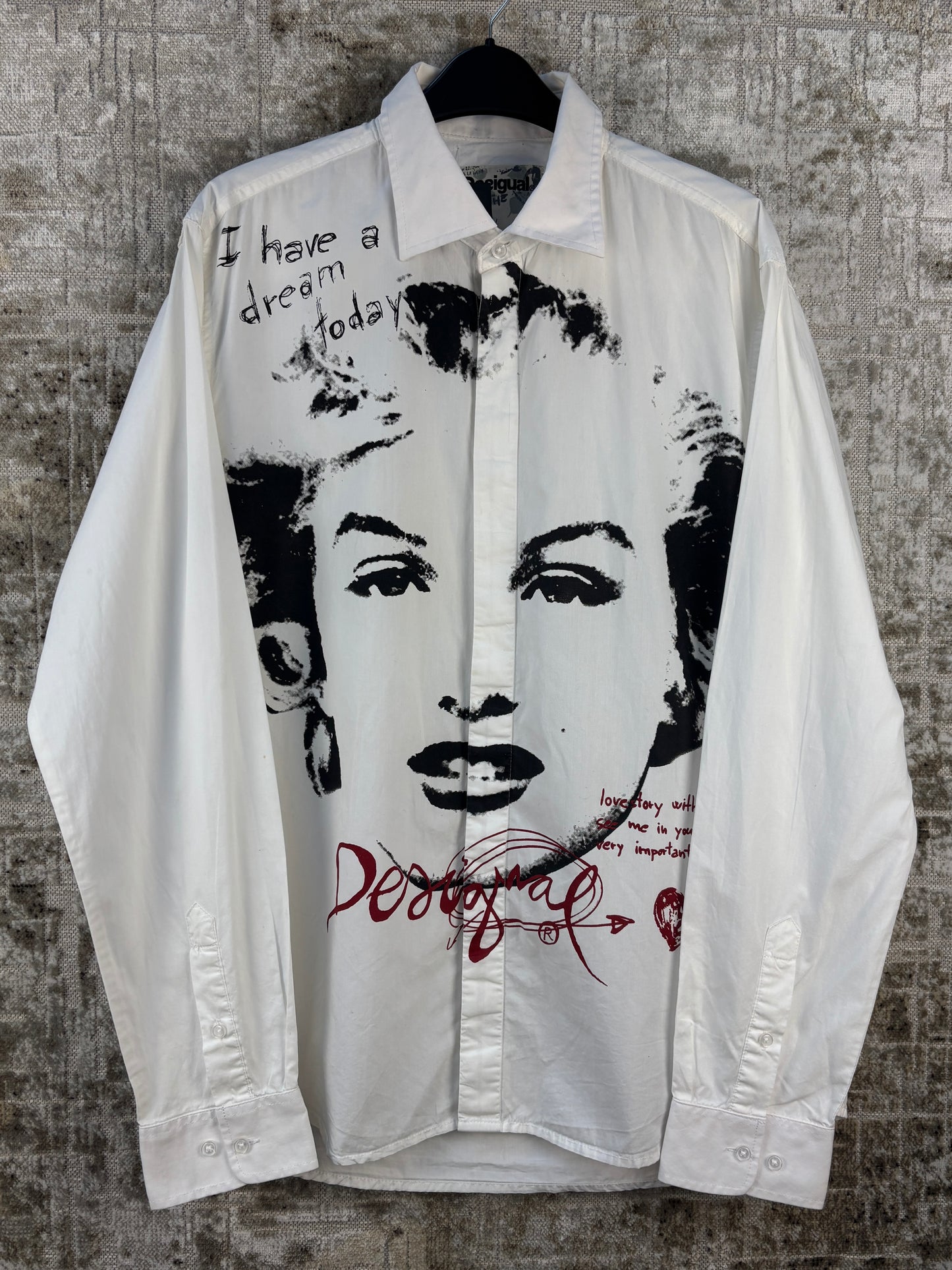 Vintage Graphic Desigual Button Up Shirt