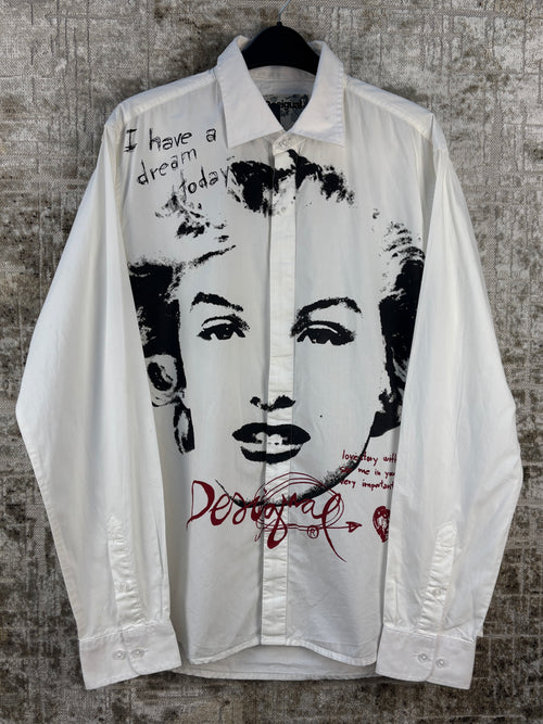 Vintage Graphic Desigual Button Up Shirt