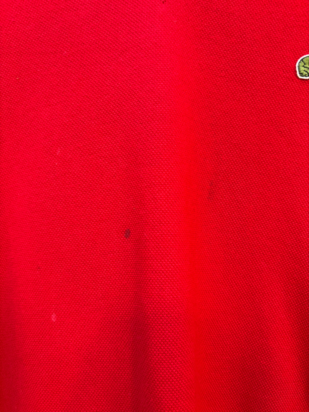 Chemise Lacoste Red Piqué Sweatshirt