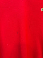 Chemise Lacoste Red Piqué Sweatshirt