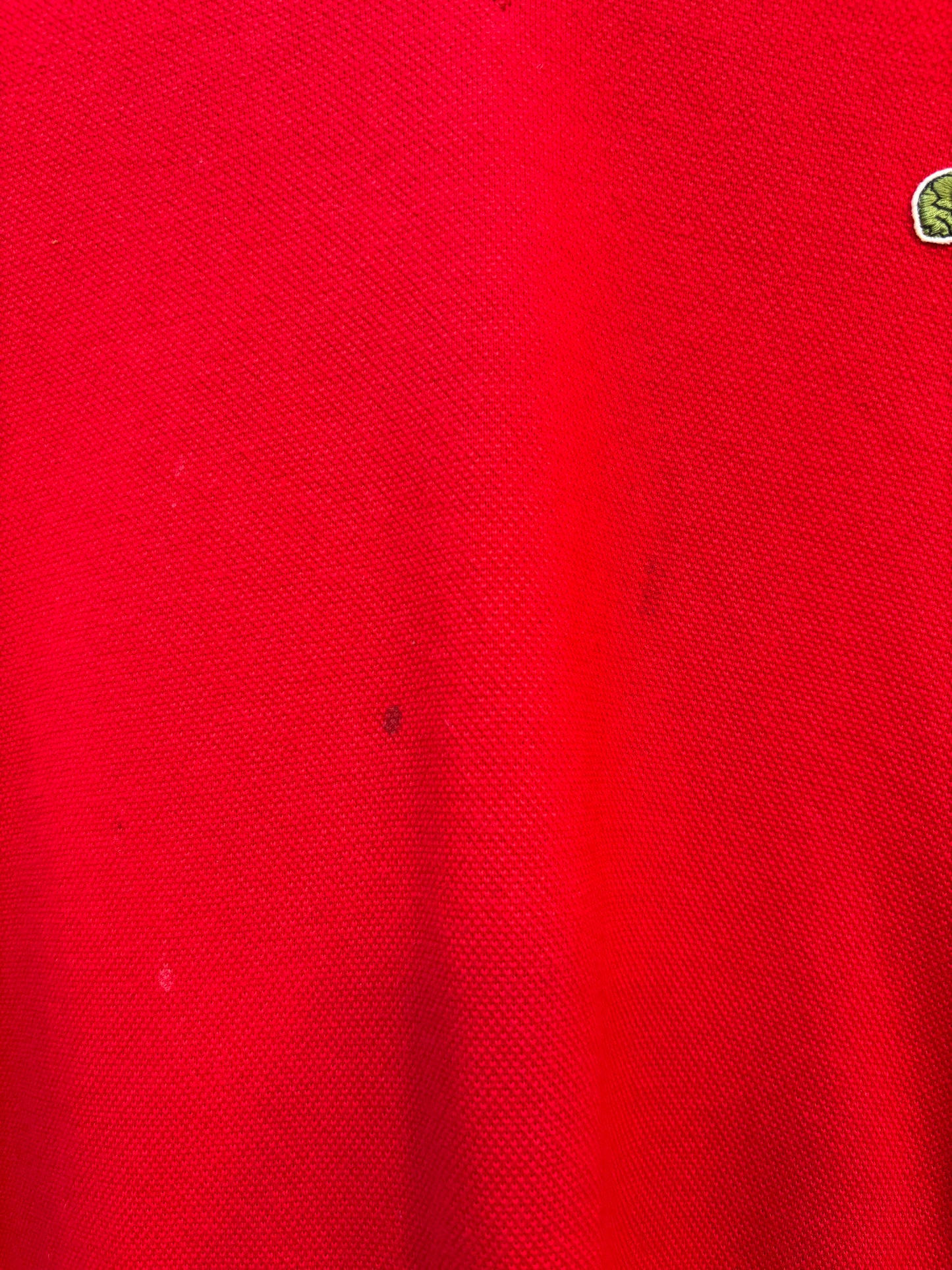 Chemise Lacoste Red Piqué Sweatshirt