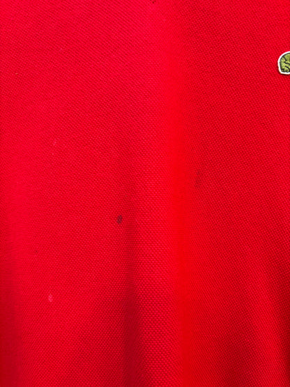 Chemise Lacoste Red Piqué Sweatshirt