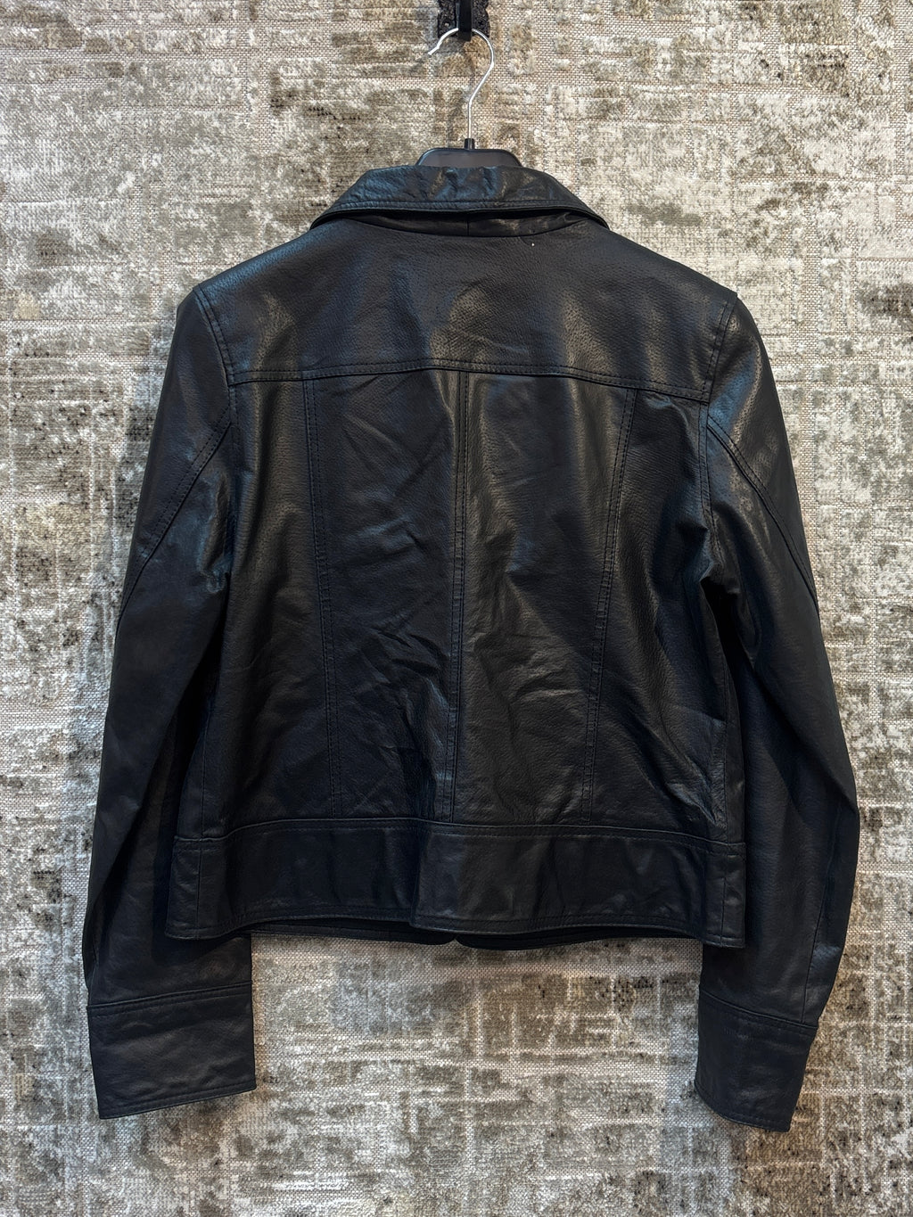 Woman by Halens Black Leather Jacket