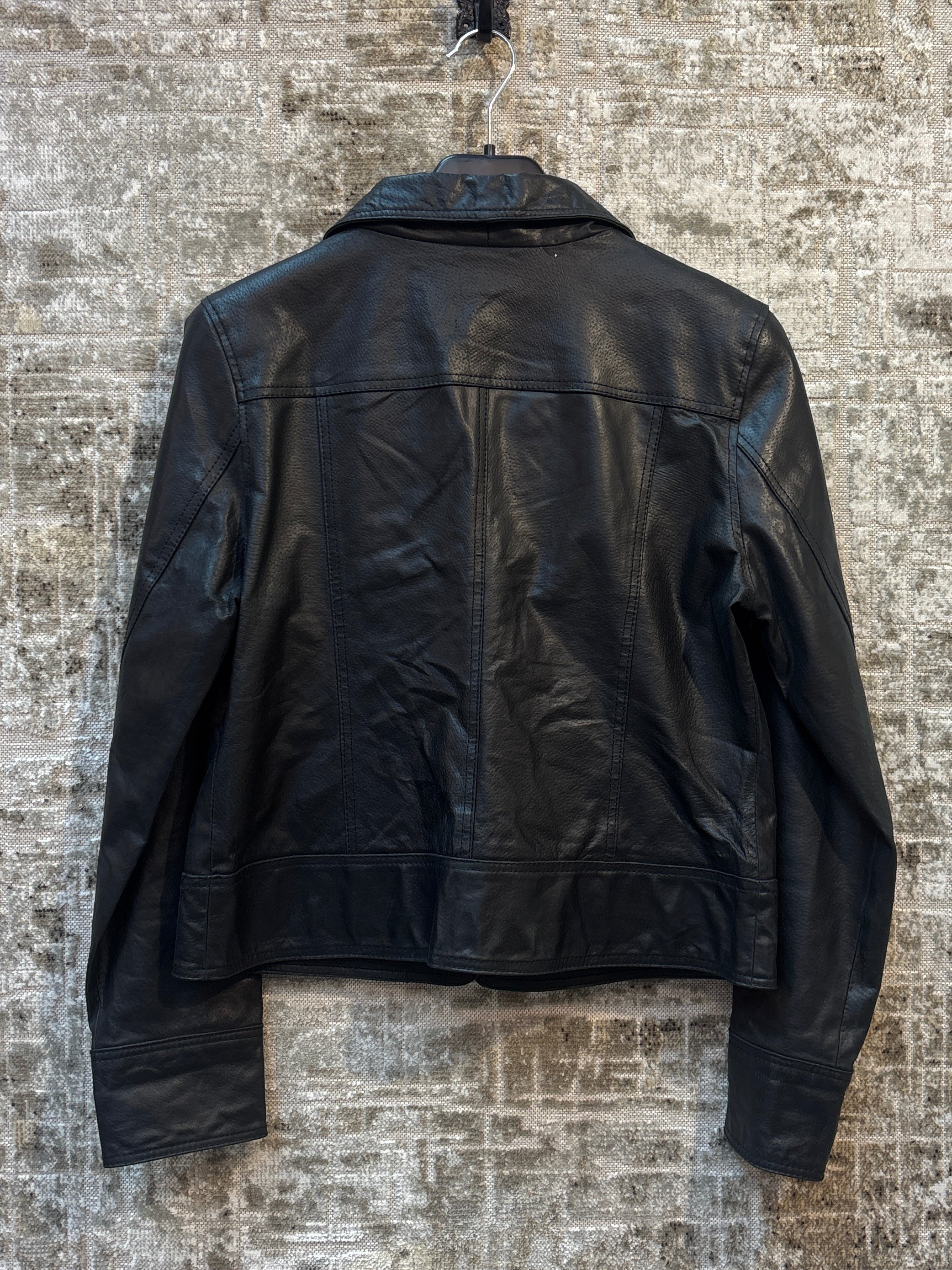Woman by Halens Black Leather Jacket