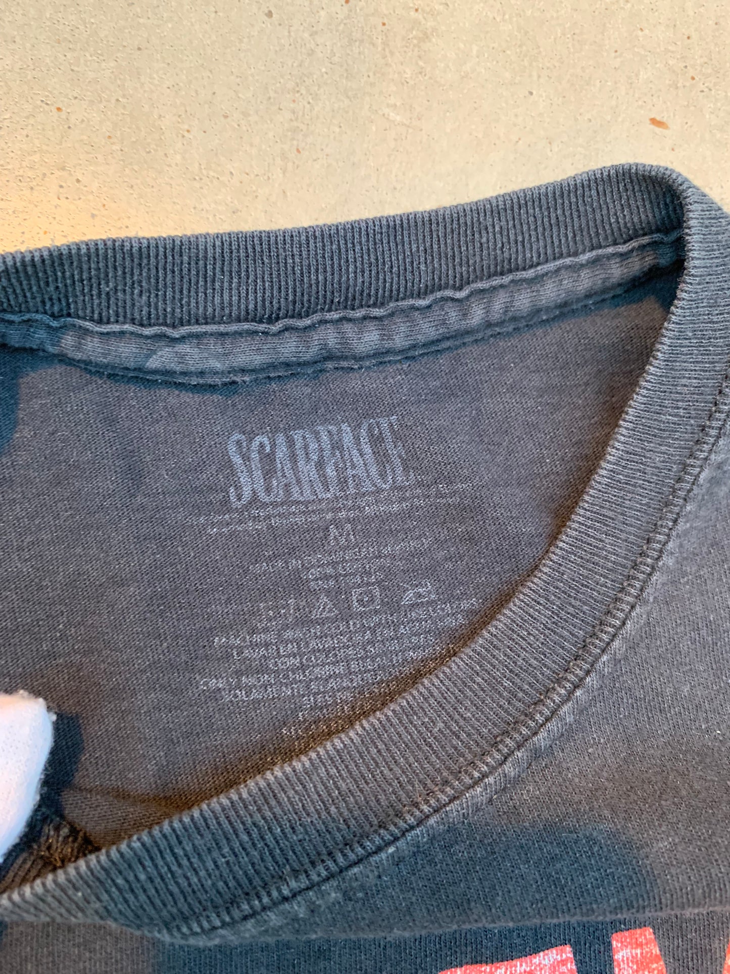 SCARFACE Design Black T-Shirt