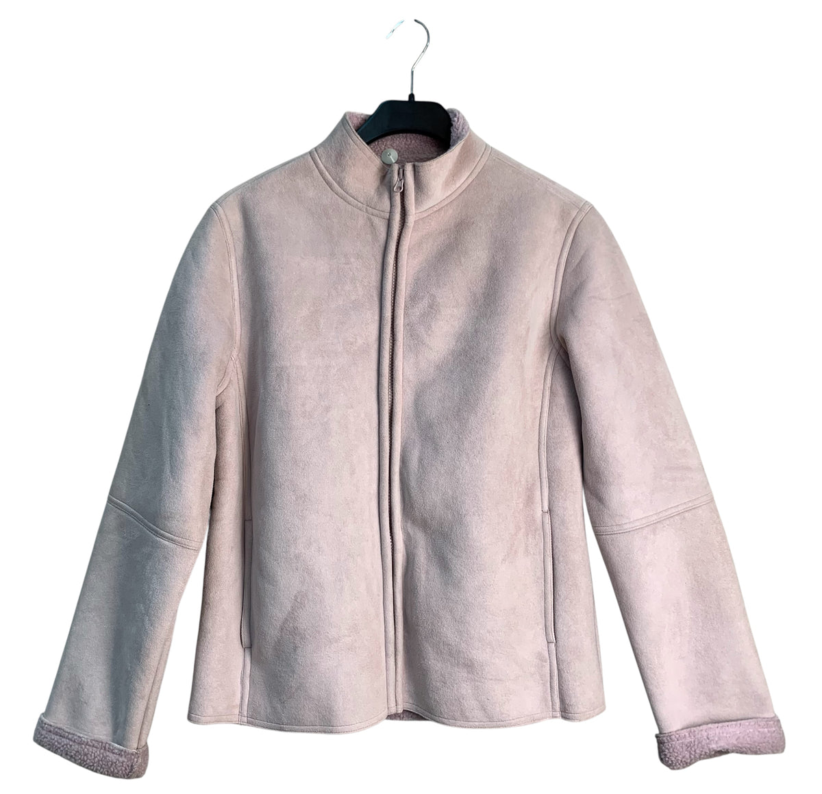 Dunnes Stores Faux Suede Sherpa-Lined Jacket