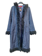 Only Jeanswear Y2K Denim Afghan Coat