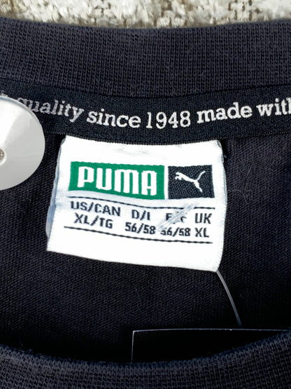 Men's Puma 3D Text Black T-Shirt