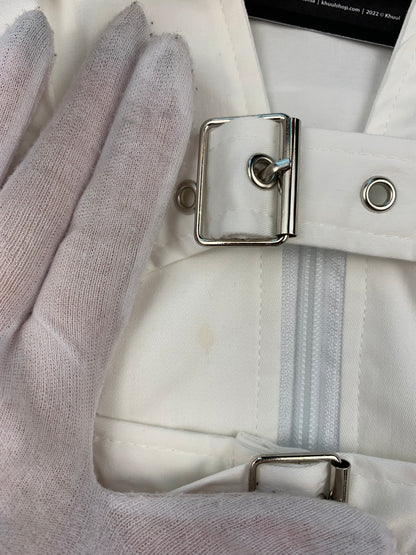 Womens Y2K White Napoleon Corset Jacket