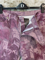 Musera Chinatown Print Flare Jeans