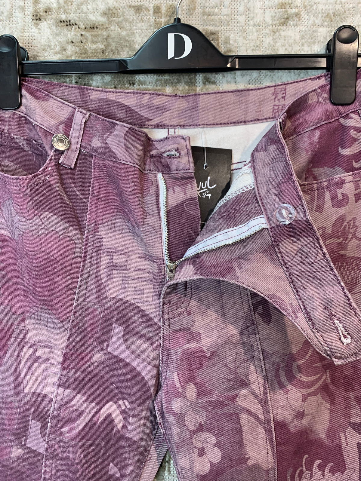 Musera Chinatown Print Flare Jeans