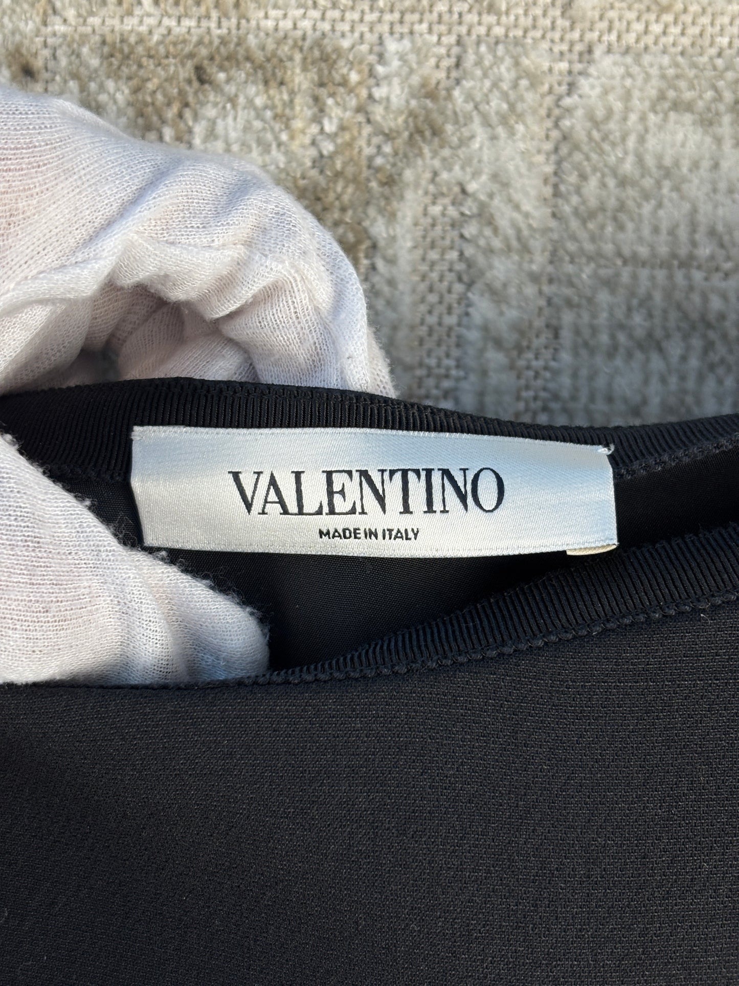 Valentino Garavani Flounced Crepe Skirt
