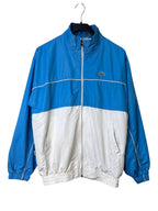 Lacoste Blue & White Zip Up Track Jacket