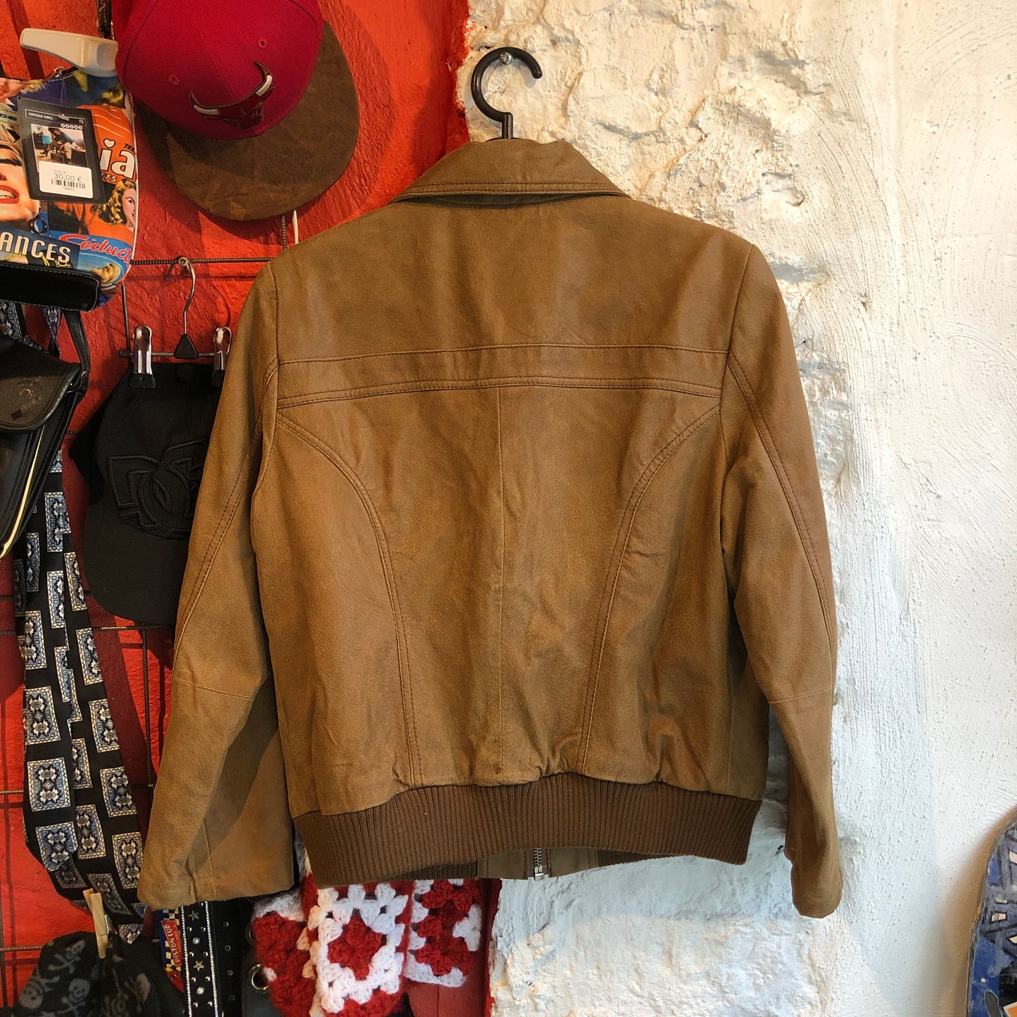 Vintage Faux Leather Jacket