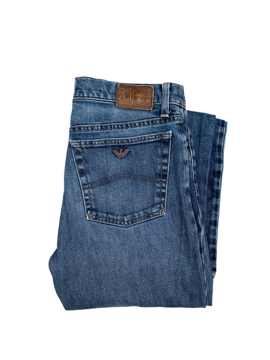 Comfort Fit Armani Jeans in Medium Wash