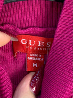 Women's Y2K Guess Pink Turtleneck Sleeveless Top