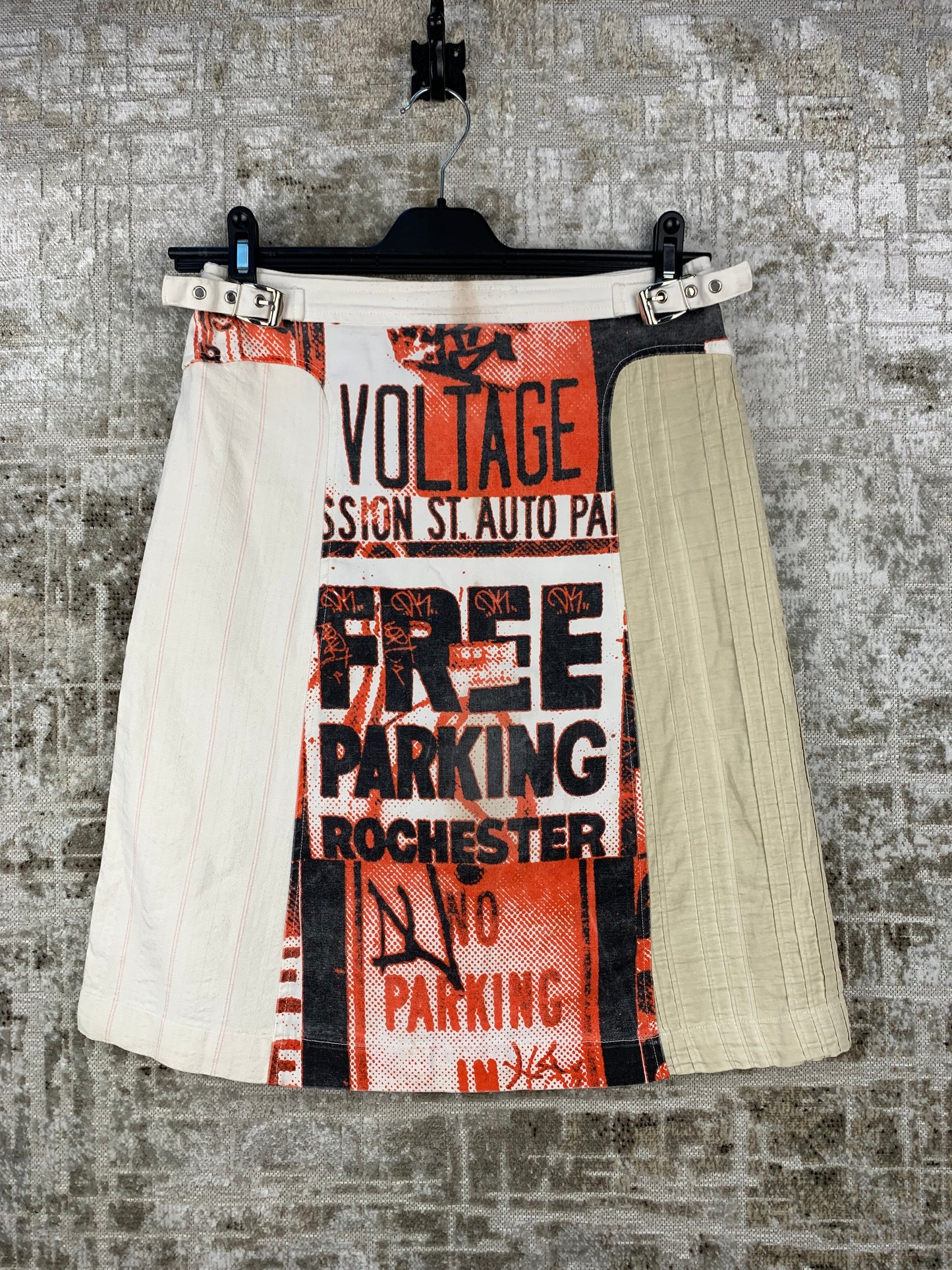 Womens Custo Barcelona Graphic Midi Skirt