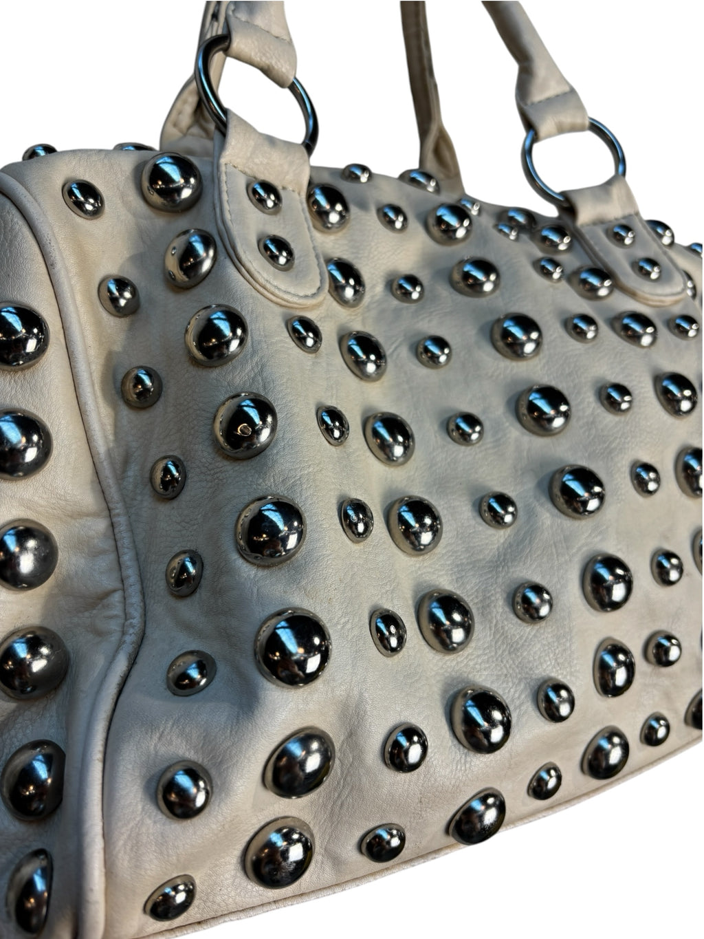 Y2K Silver Studded Handbag