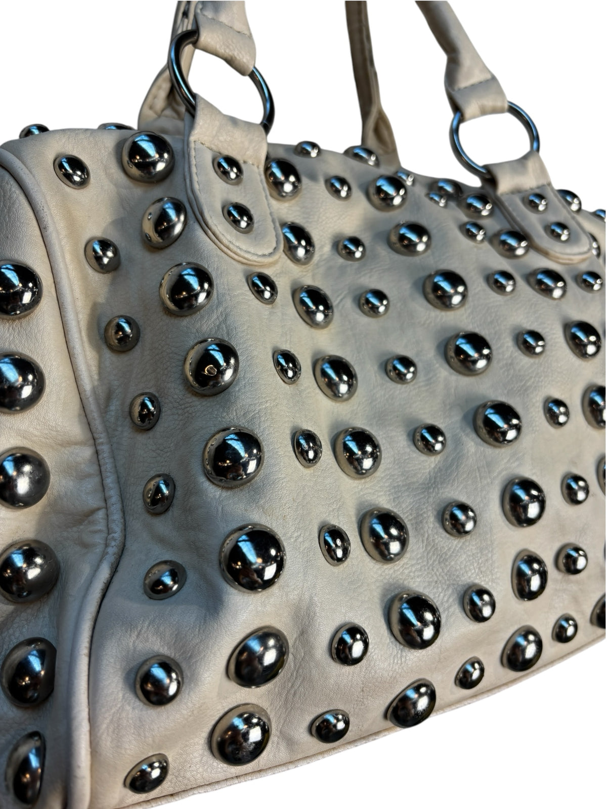 Y2K Silver Studded Handbag