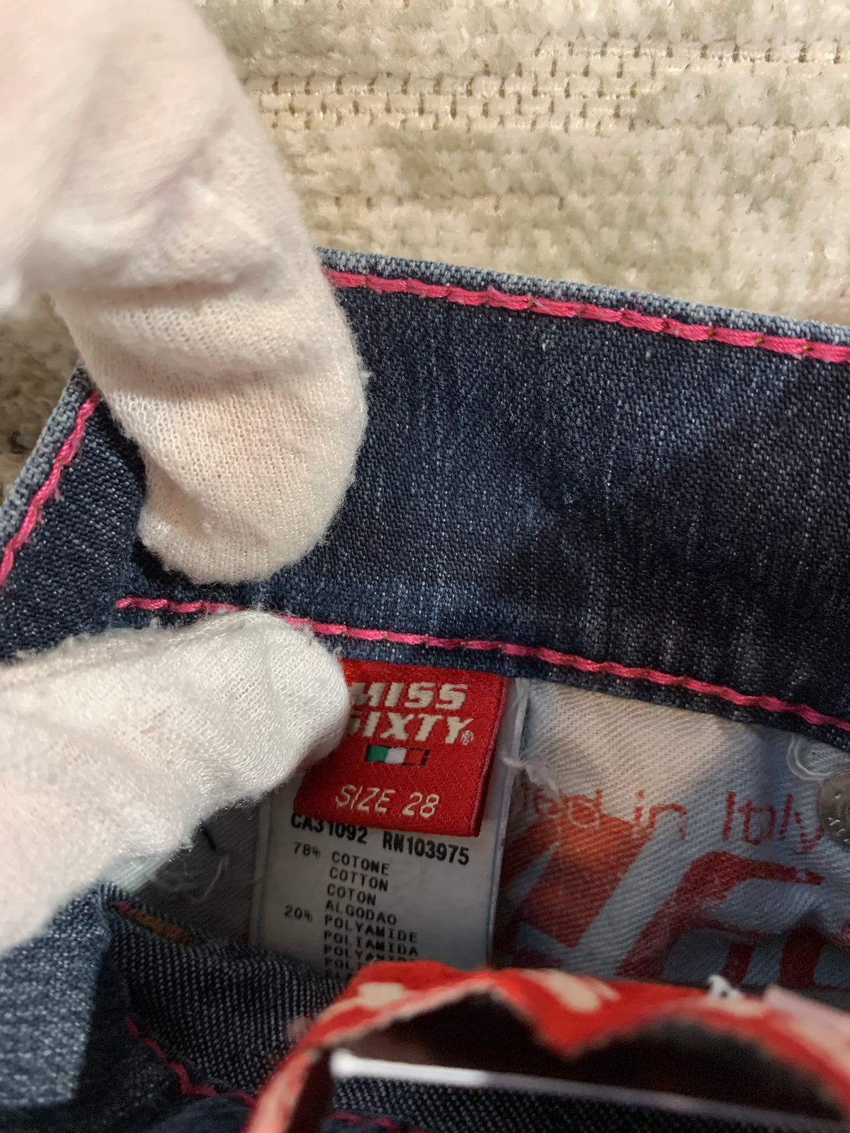 Miss Sixty Y2K Low-Rise Straight Jeans