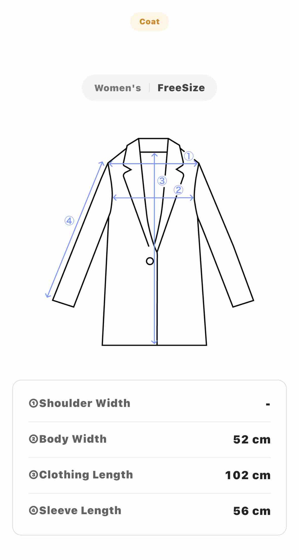 Kridengrens Modell Corduroy Coat