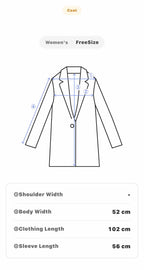 Kridengrens Modell Corduroy Coat