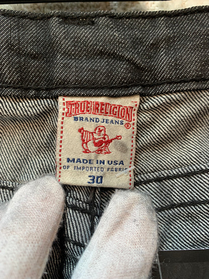 True Religion Rhinestone Straight Jeans