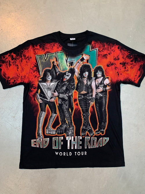 KISS "End of The Road World Tour" All Over Print Band T-Shirt