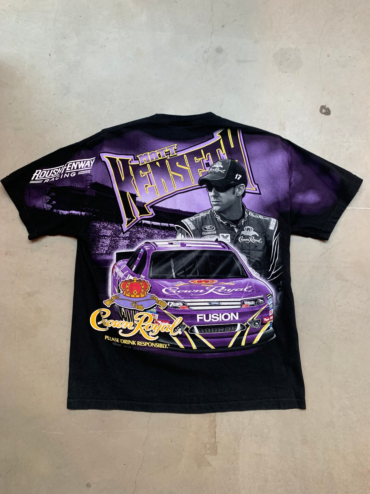 Vintage Matt Kenseth Crown Royal NASCAR Racing T-Shirt
