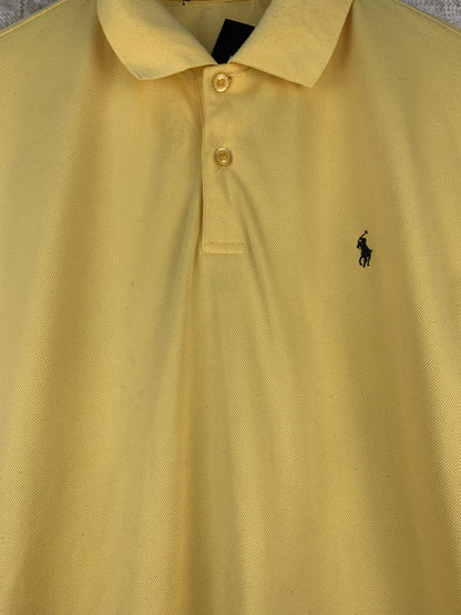 Men's Vintage Ralph Lauren Yellow Polo T Shirt