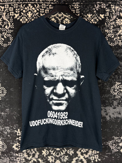 U.D.O Udo Dirkschneider Black Graphic Band T-Shirt