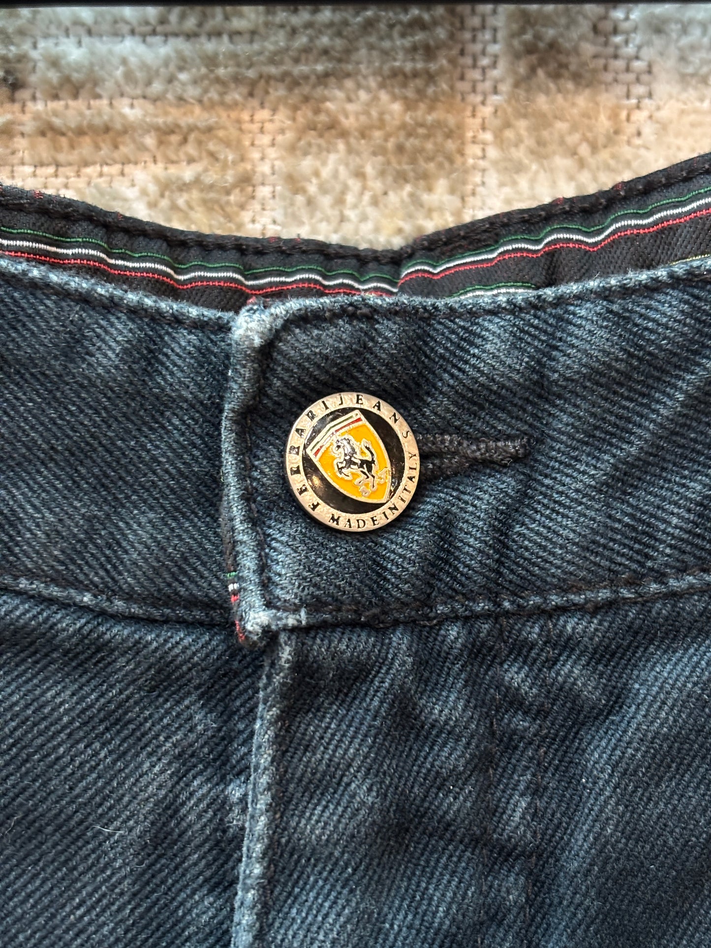Ferrari Sport Jeans Straight Leg Denim