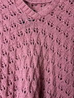 Pointelle Knit Sweater Vest