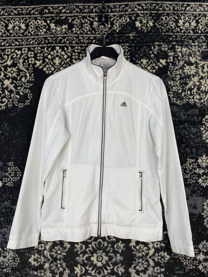 Y2K Women's White Adidas Track Jacket