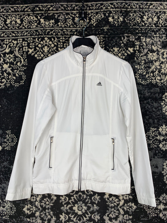 Y2K Women's White Adidas Track Jacket