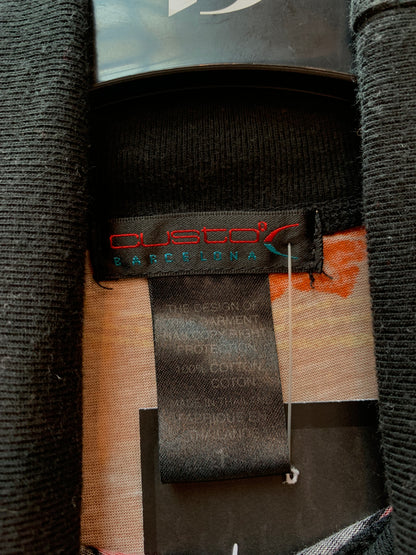 Custo Barcelona Y2K Graphic Turtleneck Top