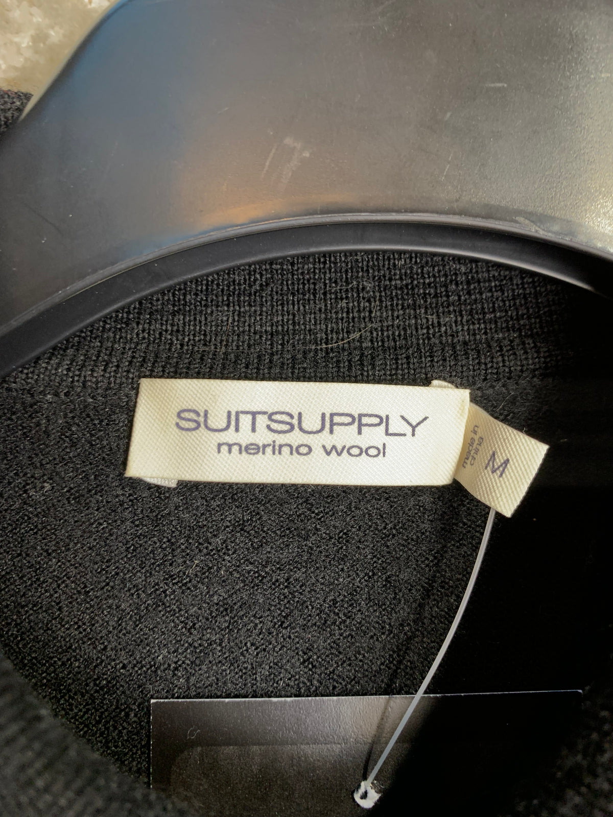 Suitsupply Merino Wool Polo Sweater